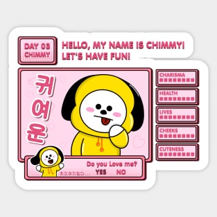 My name is Chimmy! Sticker